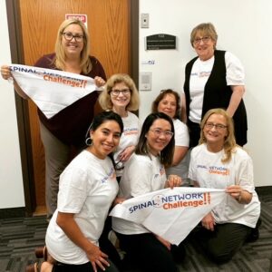 Spinal Network group front door 6.25.21 RCC took the Challenge