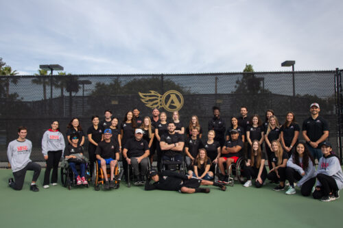 Adapted Athletics_Group Photo_Tennis Courts
